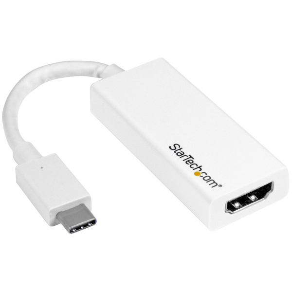 Startech.Com USB-C to HDMI Adapter - 4K 30Hz - White CDP2HDW